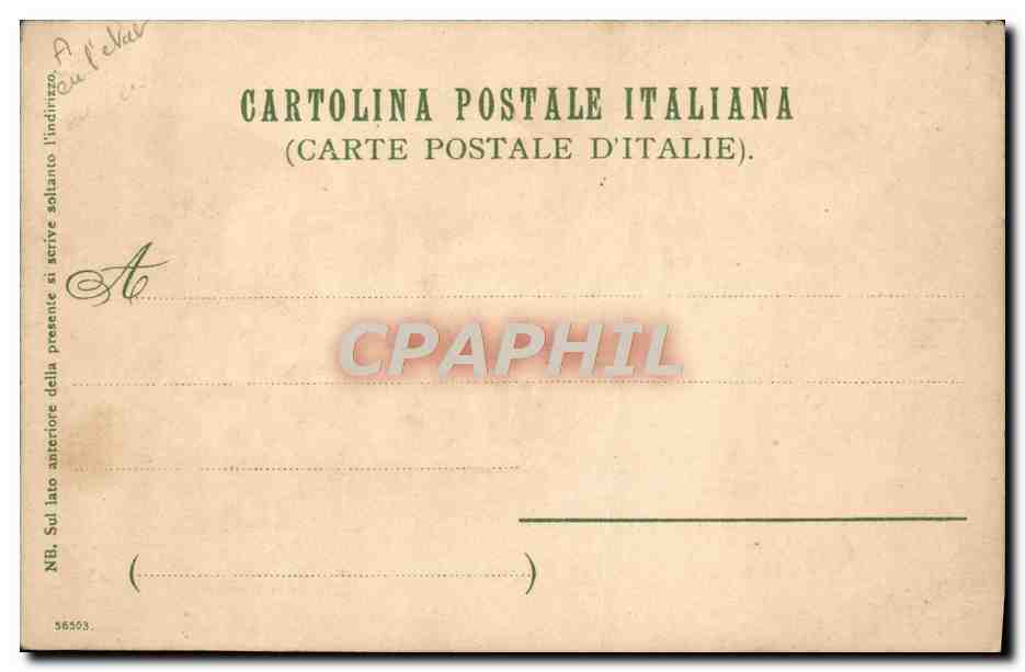 CPA Italie Illustrateur Ventimiglia — Verso
