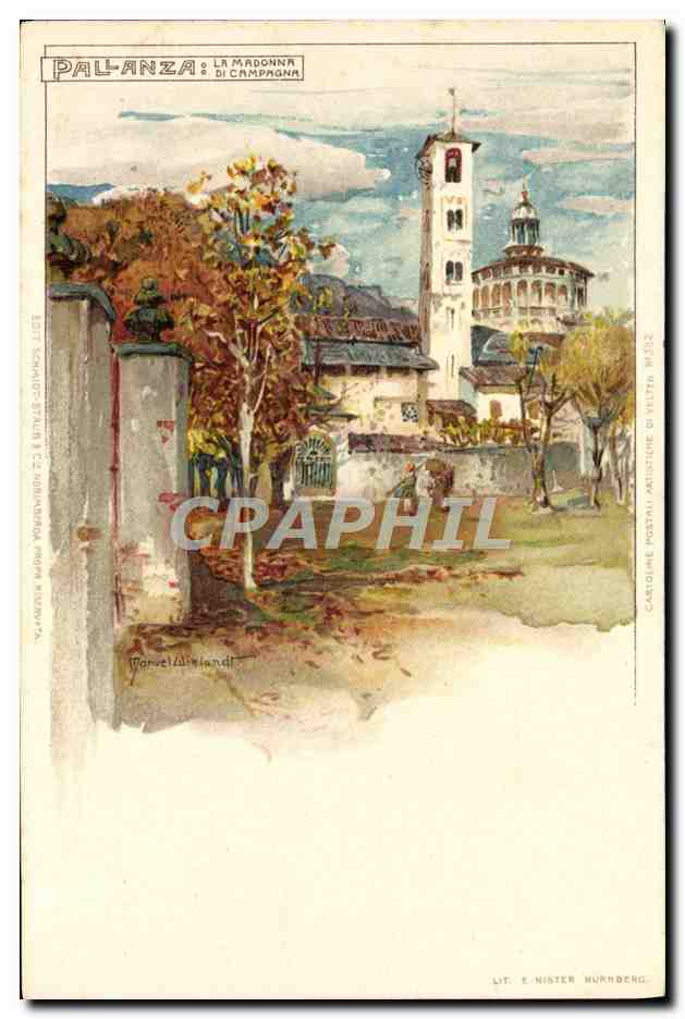 CPA Italie Illustrateur Pallanza La Madonna di Campagna