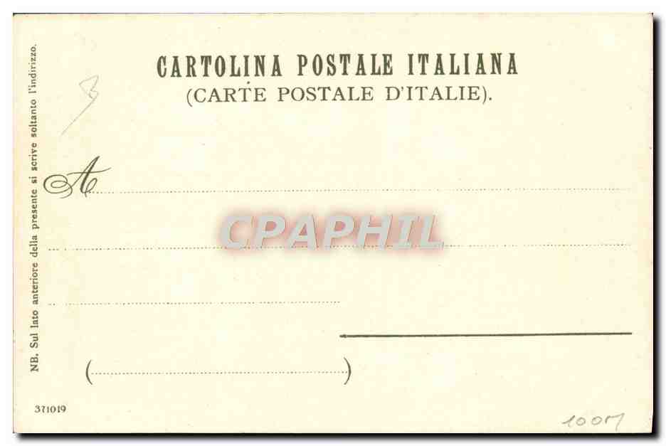 CPA Italie Illustrateur Ste Caterina del Sasso — Verso