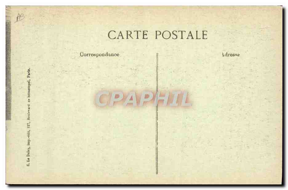 Los Pipers Escoceses — El 14 de julio en PARIS en 1916 — G. La Doly, editor, París — Reverso