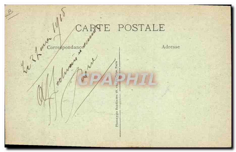Visé — Visita del Re d'Inghilterra alle truppe belghe — Phot-Express Paris — Verso