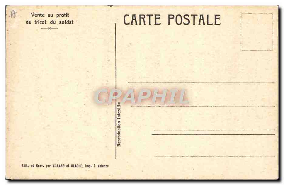 CPA Militaria Fraternite Aigle  — Rückseite