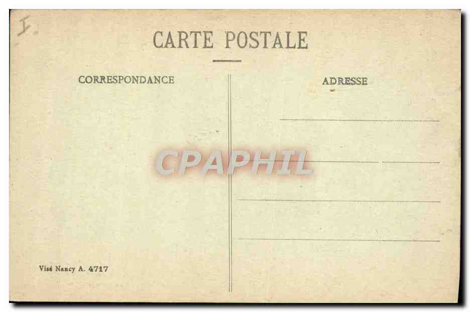 CPA Militaria La guerre en Lorraine Le cimetiere du village negre  — Rückseite