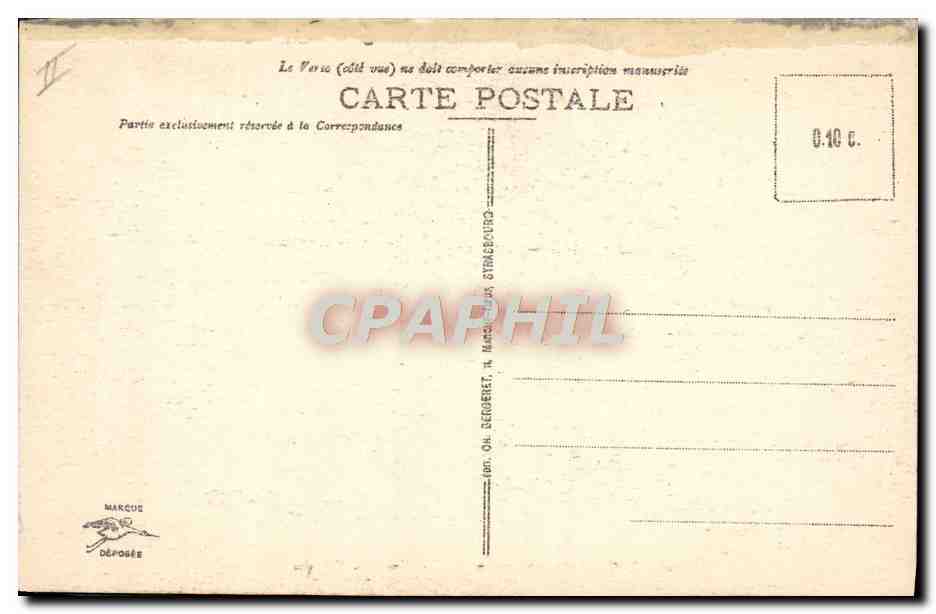CPA Militaria Trois Epis Le cimetiere allemand — Rückseite