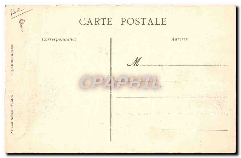 Fraternización entre caballeros franceses y soldados ingleses — La Guerra Europea de 1914 — n°147 — Artraud Novais, Nantes — Reverso