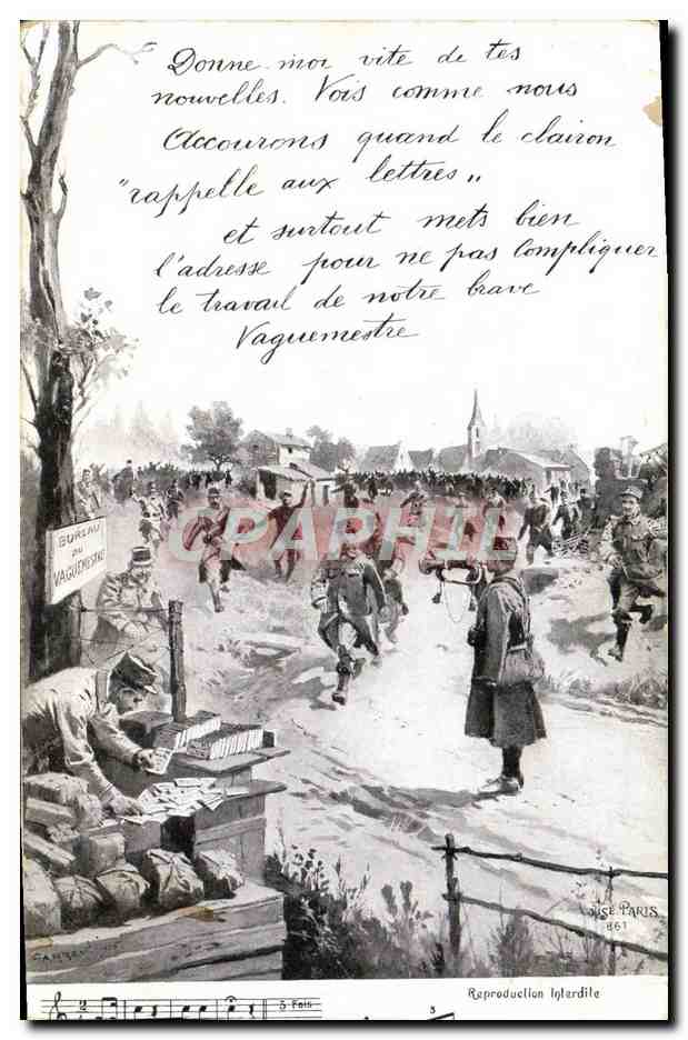 CPA Militaria Son du clairon