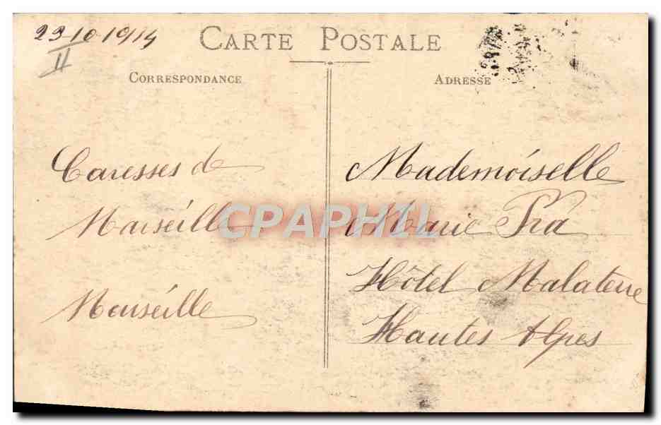 CPA Militaria Charge de cuirassiers a la bataille de la Marne  — Rückseite