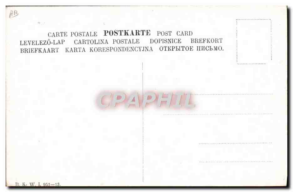 CPA Fantaisie Illustrateur The light that flamed Egypt Egypte — Rückseite