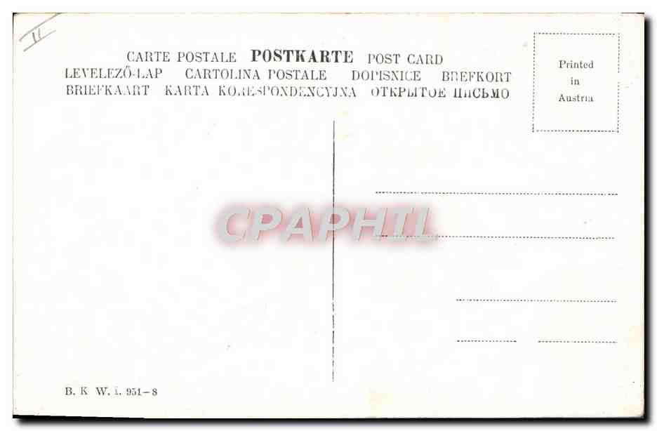 CPA Fantaisie Illustrateur Big game Ane Mule Renard Egypt Egypte — Rückseite
