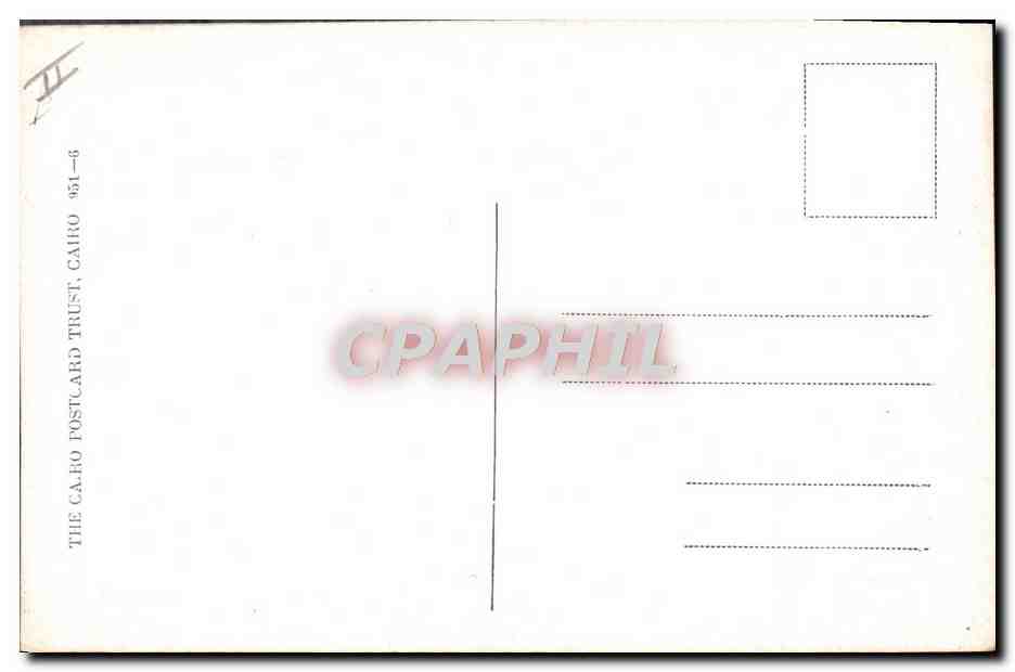 CPA Fantaisie Illustrateur Kasr el Nil Egypt Egypte — Verso