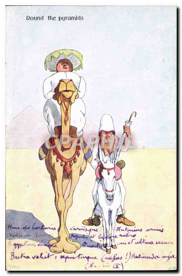 Vue des pyramides — Égypte — éditeur Cartespostales Le Caire, n° 1951-11