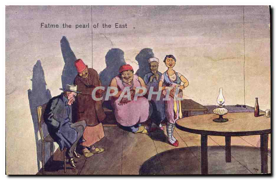 CPA Fantaisie Illustrateur Fatme the pearl of the East Egypt Egypte