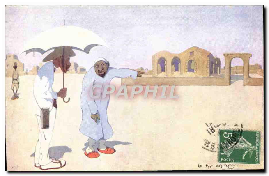 CPA Fantaisie Illustrateur Egypt Egypte