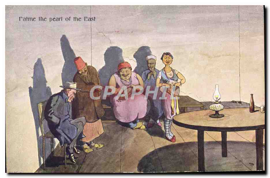 CPA Fantaisie Illustrateur Fatme the pearl of the East Egypt Egypte