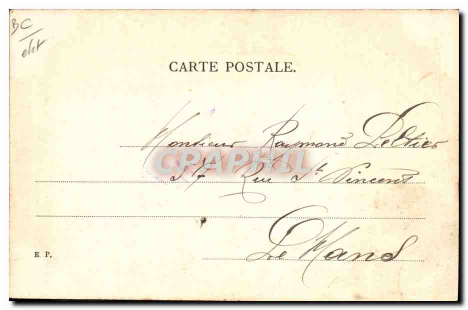 CPA Fantaisie Illustrateur Femme Patella — Rückseite