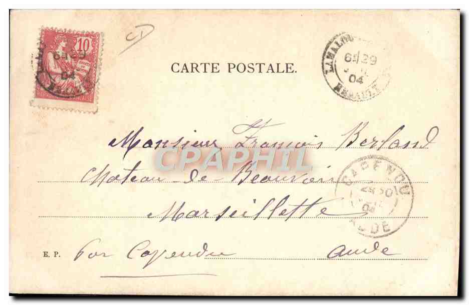 CPA Fantaisie Illustrateur Femme Patella — Rückseite