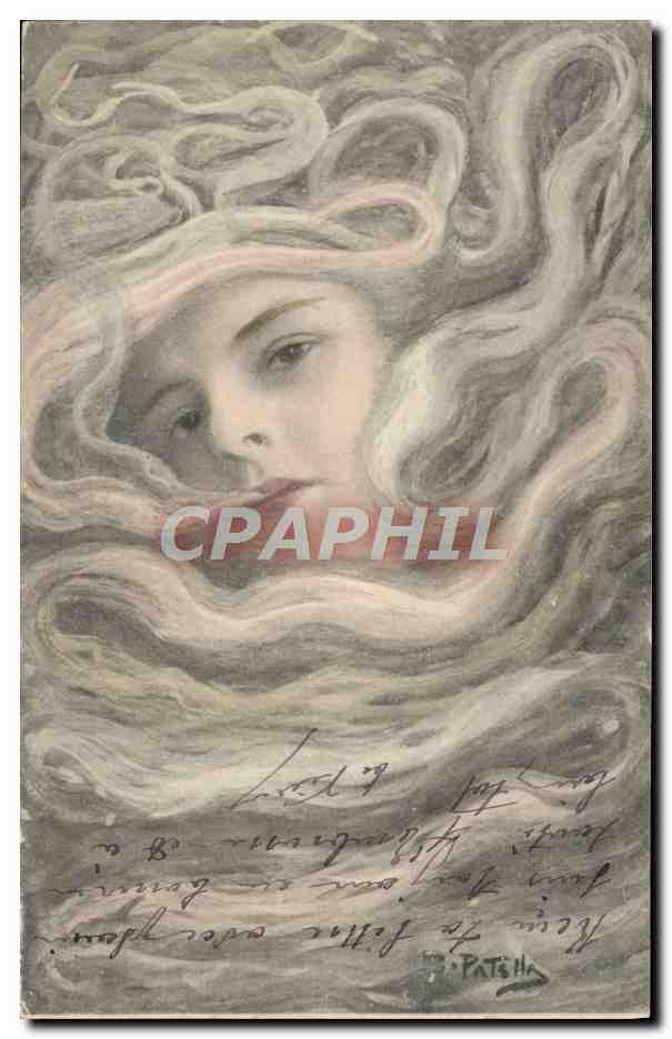 CPA Fantaisie Illustrateur Femme Patella