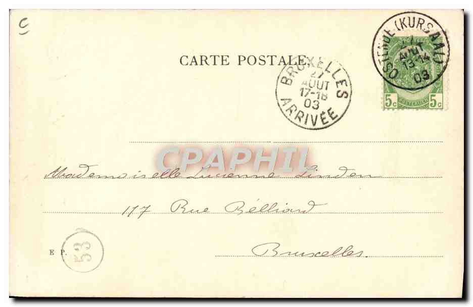 CPA Fantaisie Illustrateur Femme Patella — Rückseite
