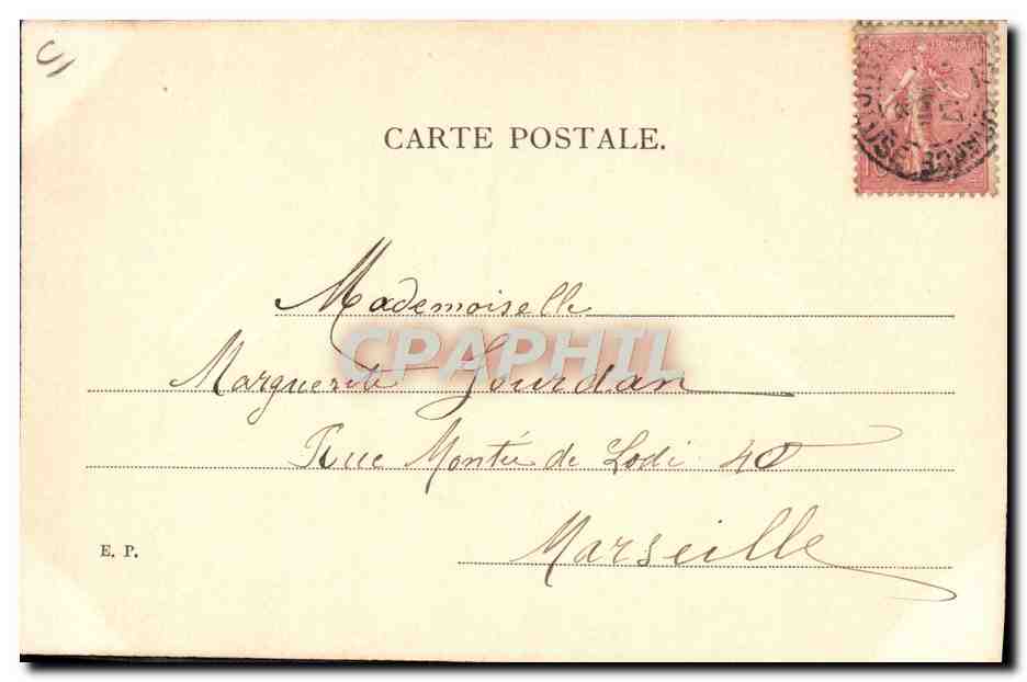 CPA Fantaisie Illustrateur Femme Patella — Rückseite