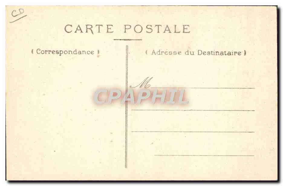 CPA Folklore Type basque francais 1800 1860 (carte toilee) — Rückseite