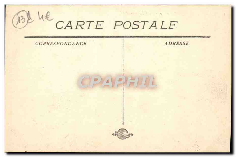 CPA Marseille Embarcadere du Chateau — Rückseite