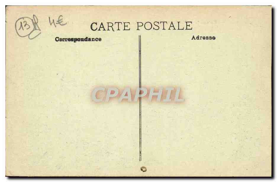 CPA Marseille Collection du Chateau d'If escalier de Secours — Rückseite