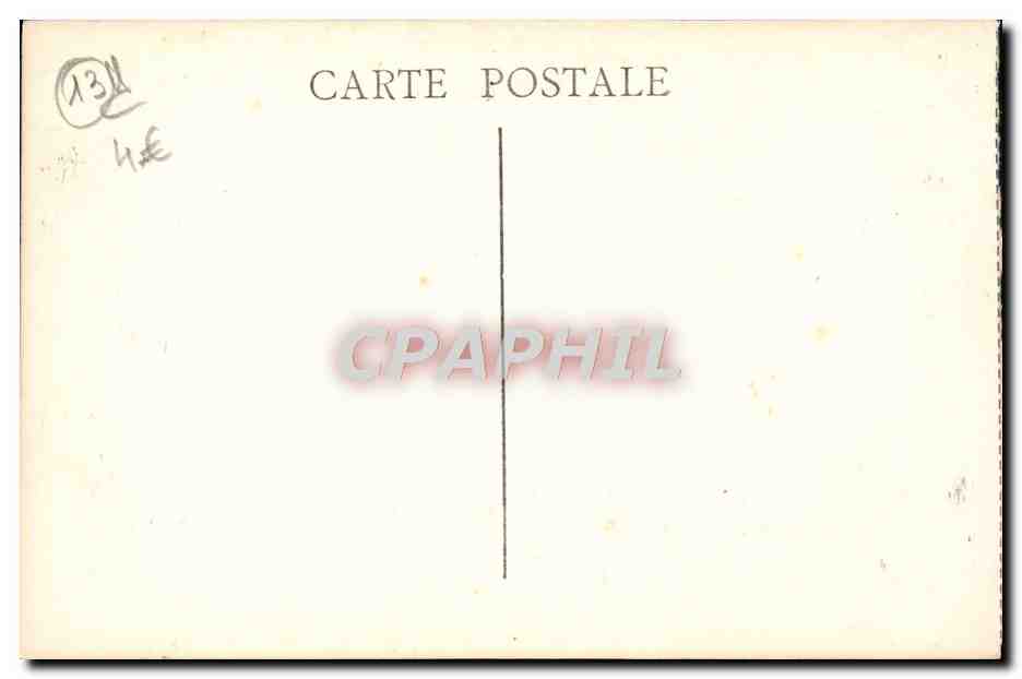 CPA Marseille Parc Borely Le lac et le chalet  — Rückseite