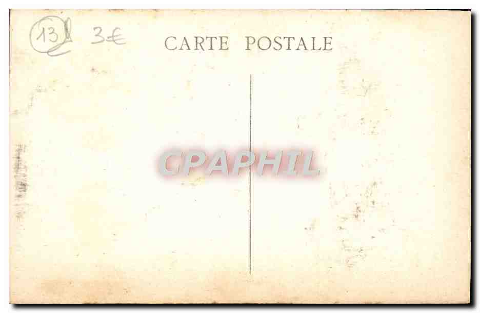 CPA Marseille Escalier Monumental de la Gare St Charles — Rückseite