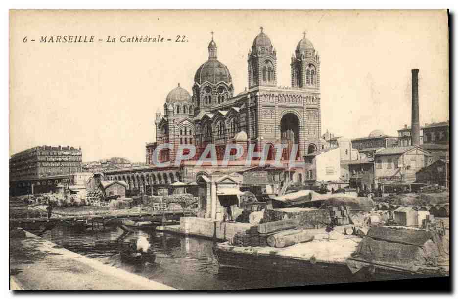 CPA Marseille La Cathedrale