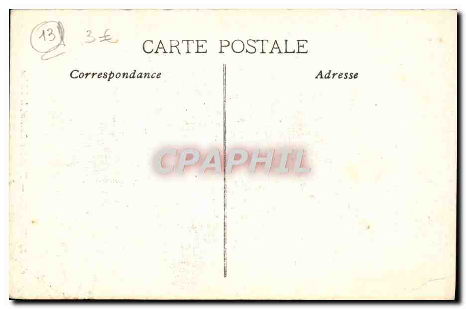 CPA Marseille Fontaine Cantini Le Rhone — Rückseite