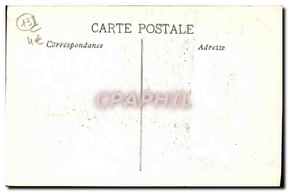 CPA Chateau d'If Debarquement du materiel — Verso
