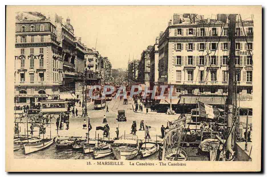 CPA Marseille La Canebiere 