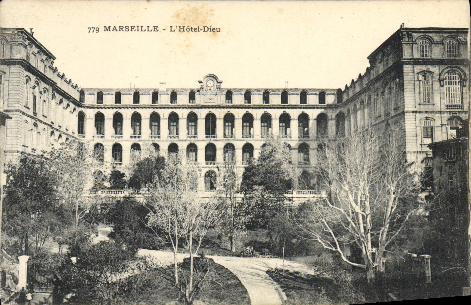 CPA Marseille Hotel Dieu