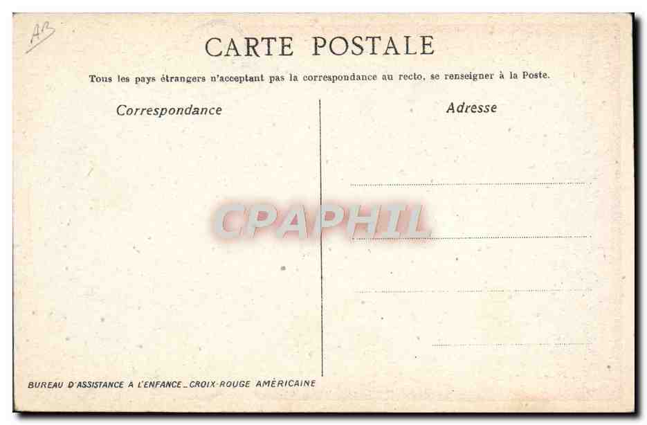 Enfant jouant dans l'eau — changement de couches — Imp. G. Bataille, Paris, N° 824 — Reverso