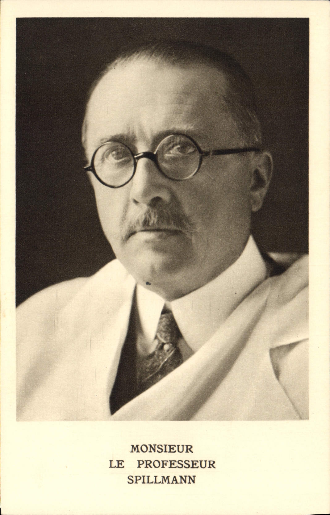 Le Professeur Spillmann — portrait — éditeur CPAPHIL, n° de série A
