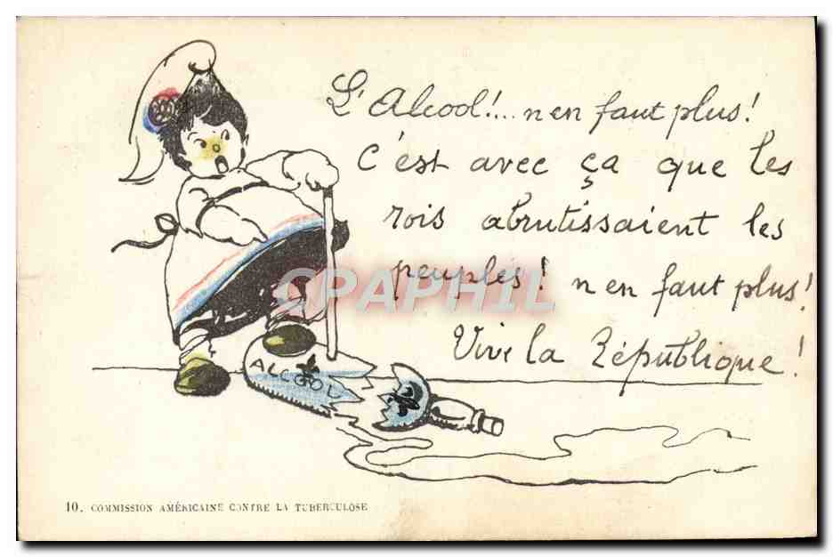 Alcool — Abolition de l'alcool — Commission Américaine contre la Tuberculose, n°10
