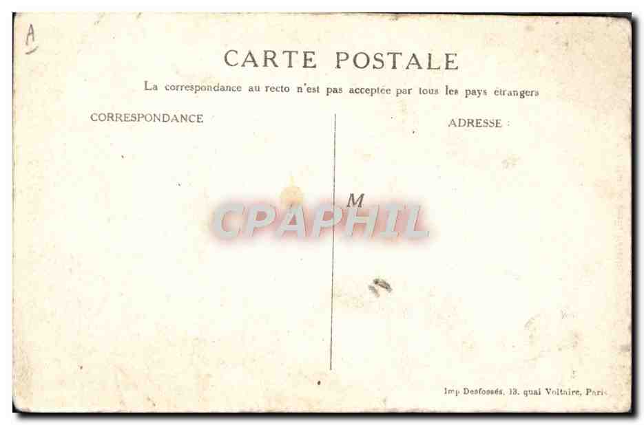 Femme dormant — La santé comme la fortune vient en dormant... — Commission Américaine de Préservation contre la Tuberculose en France, 3, Rue de Berri, PARIS — Achterkant