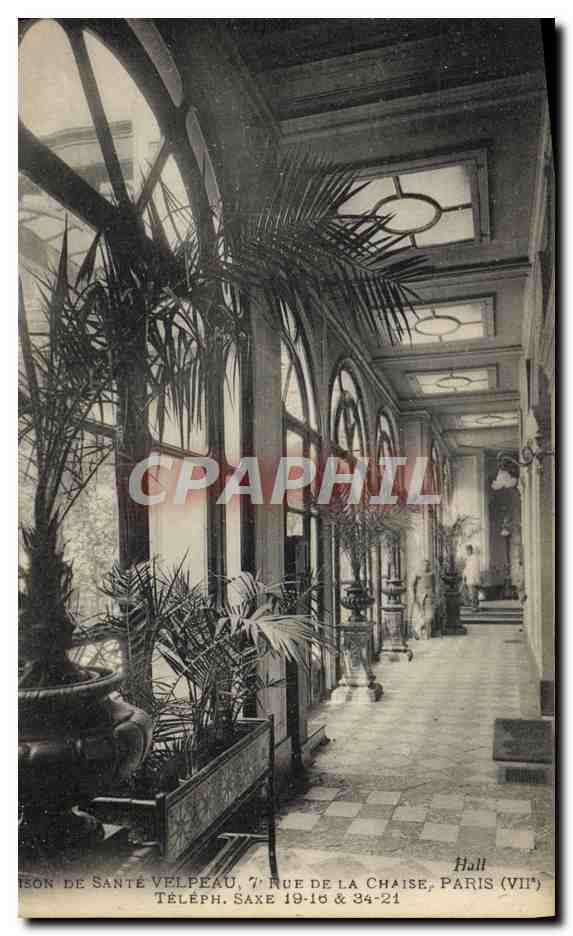 Hall — Maison de Santé Velpeau — 7 Rue de la Chaise, Paris (VIIe)