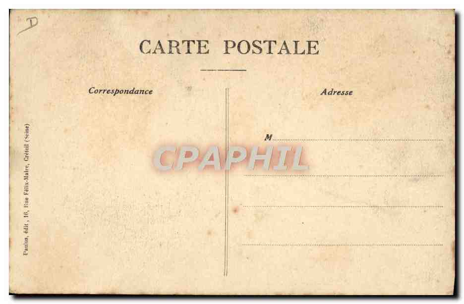 Paulus et Bébé Lavogade se rendant au Départ — Chiché Lespagnol, Rep. inter. — Paulus, édit., 18, Rue Félix-Maure, Créteil (Sèine) — Reverso