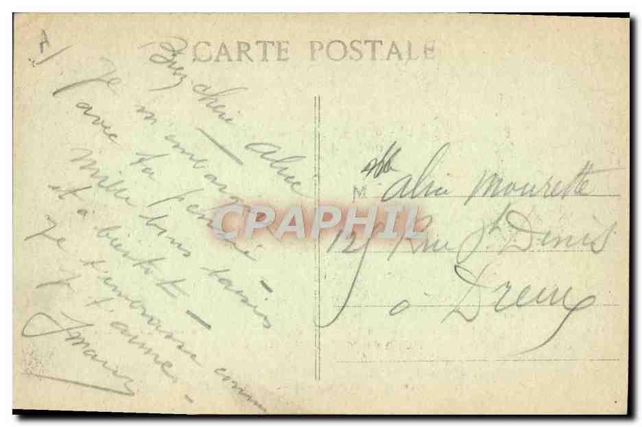 Croiseur Auxiliaire TIMGAD — Guerre Navale 1914-1917 — éditeur H. Geimaud, 54 rue Masonod, Marseille — Verso