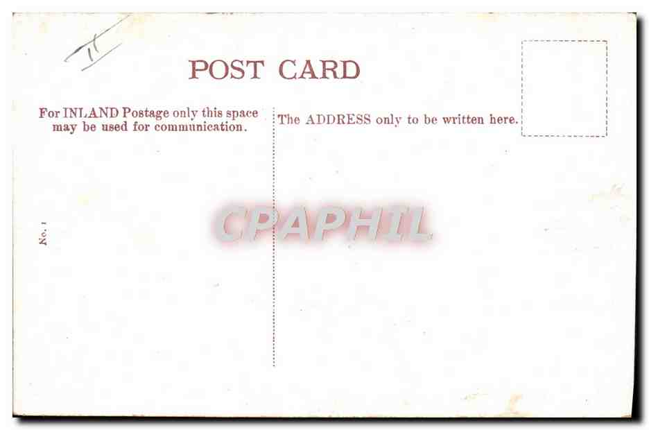 H.M.S. "Trafalgar" — croquis naval — CPAPHIL No. 1 — Verso