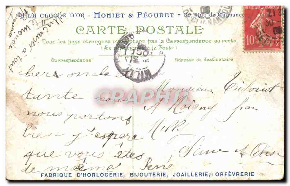 La Touraine — Navire à vapeur — L.H. éditeur — Achterkant
