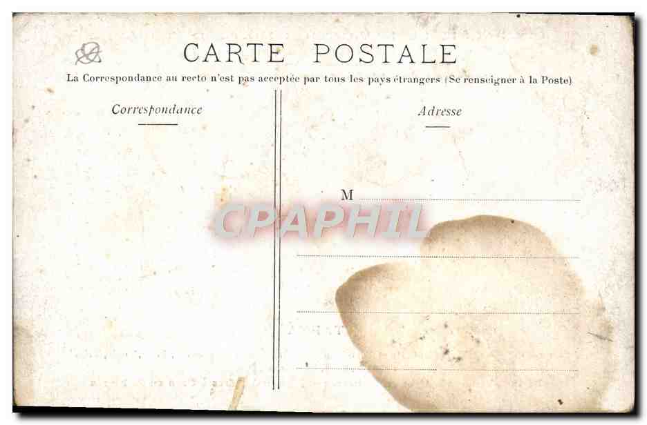 CPA Bateau Tafna Compagnie de navigation mixte Touache Port Vendres a Alger — Verso