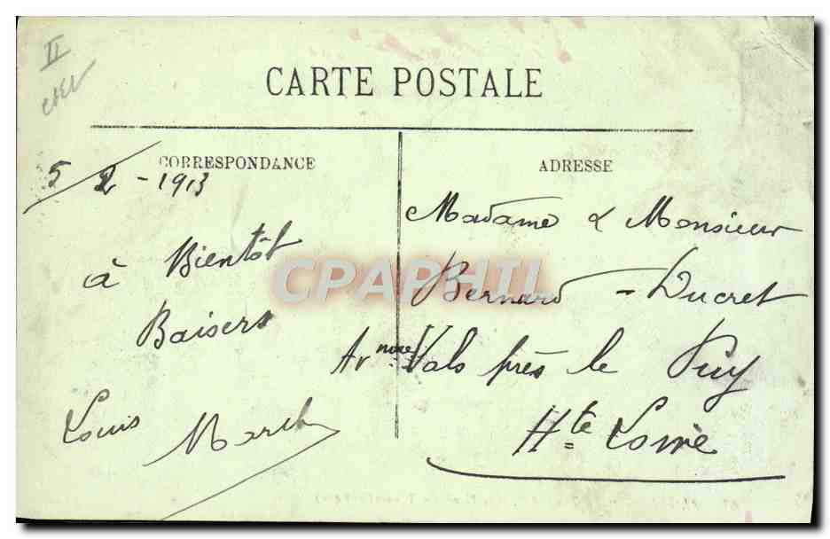 CPA Bateau Paquebot Alger le Timgad Cie Generale Transatlantique — Verso