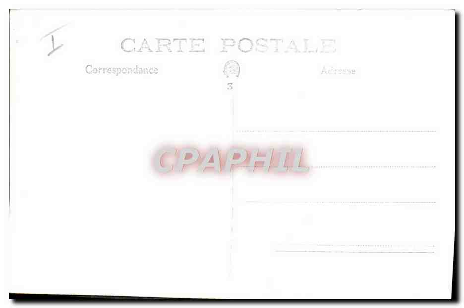 CPA Bateau Paquebot Ville de Tunis — Verso