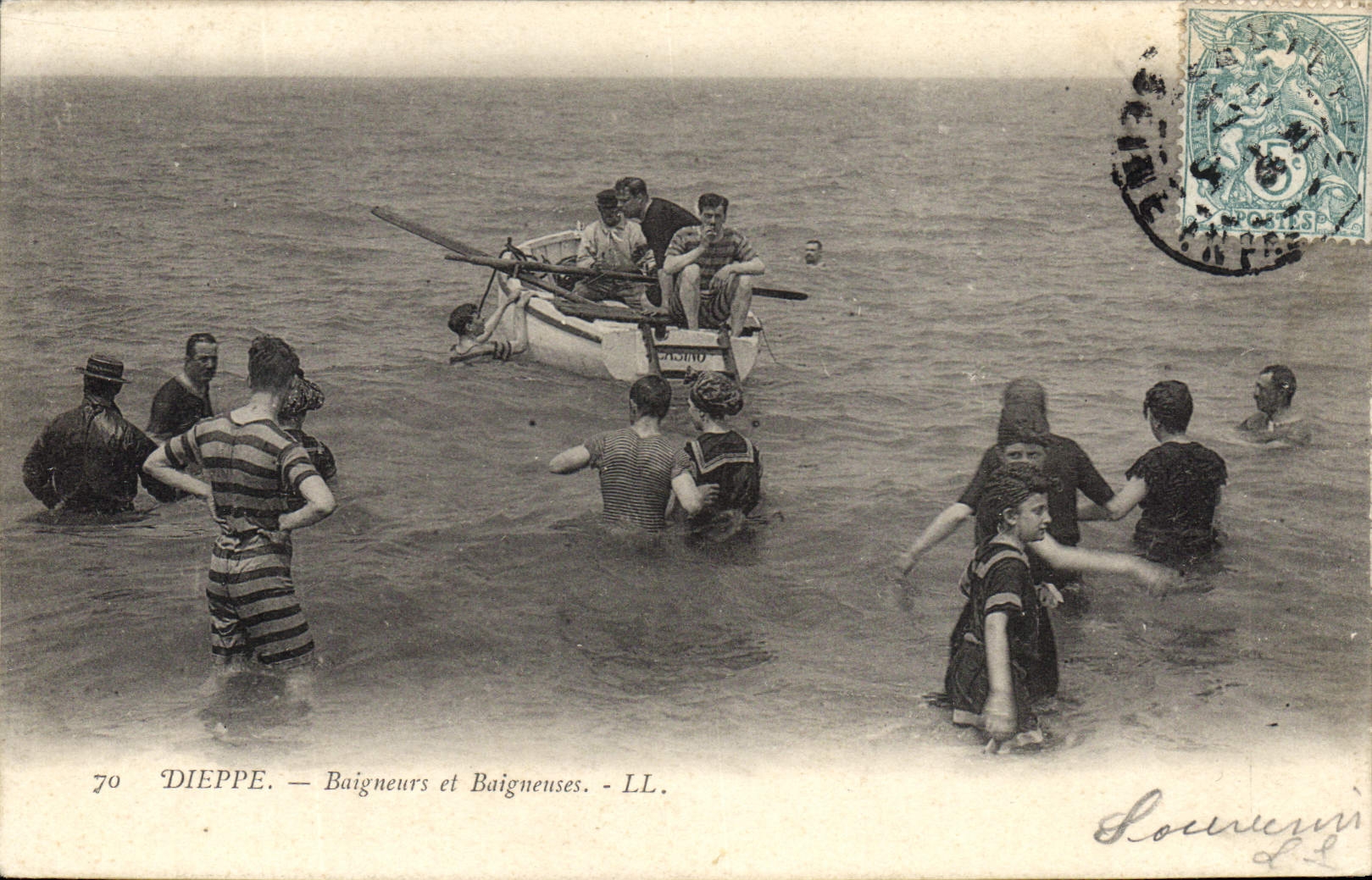 Dieppe — Baigneurs et Baigneuses — LL.