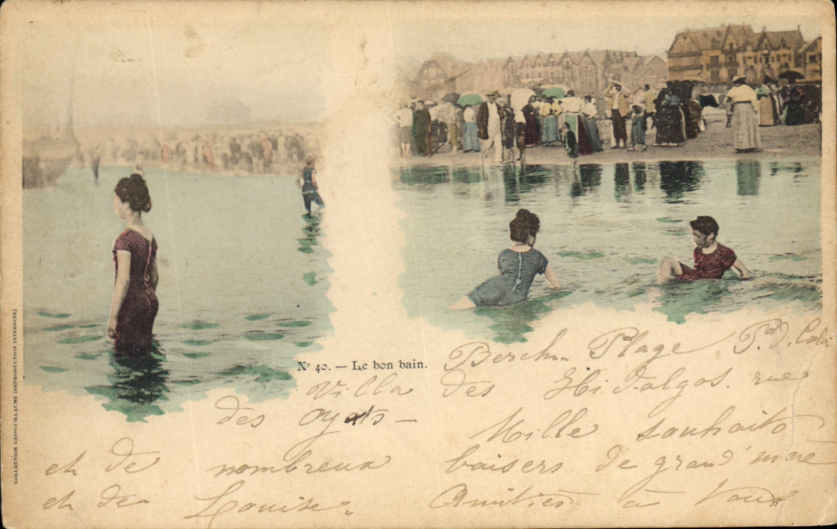 Les oyats — Le bon bain — Galerie Cepellier (N° 40)