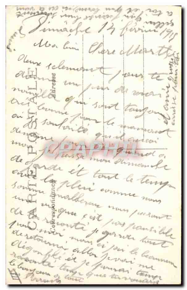 Compagnie cycliste patrouillant sur le front — La Grande Guerre 1914-15 — Phot-Express — Verso