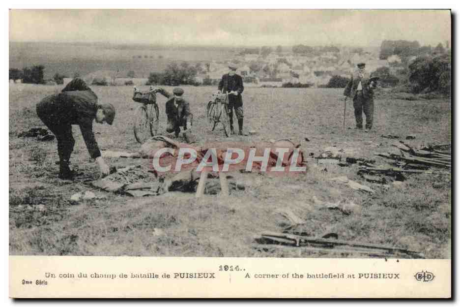Un coin du champ de bataille de PUISIEUX — 1914 — Dme Sèrie