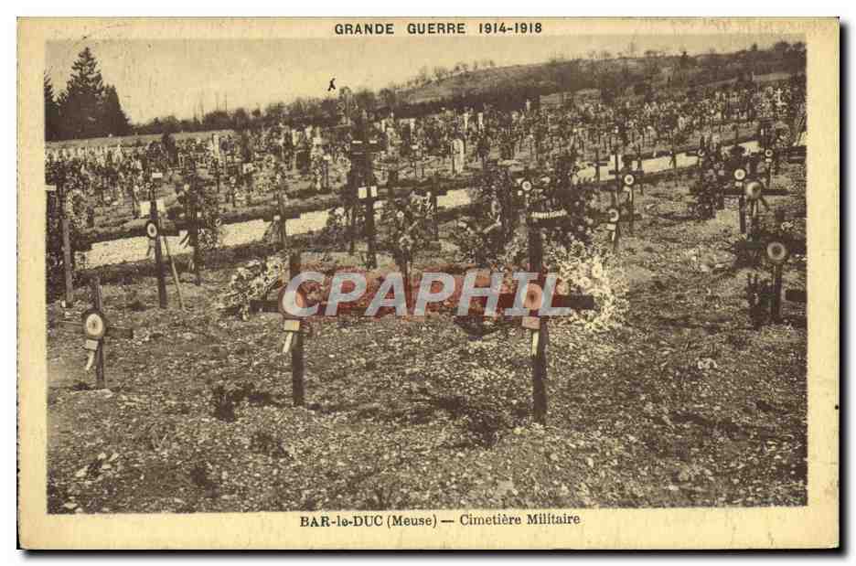 CPA Militaria Bar le Duc Cimetiere militaire 